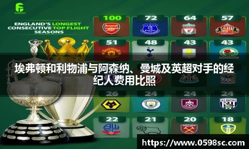 埃弗顿和利物浦与阿森纳、曼城及英超对手的经纪人费用比照